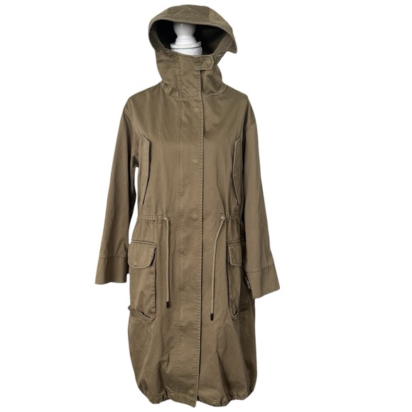 Marimekko Jackets & Blazers - Marimekko Stella Olive Utility Parka Jacket with Hood (Runs Big)